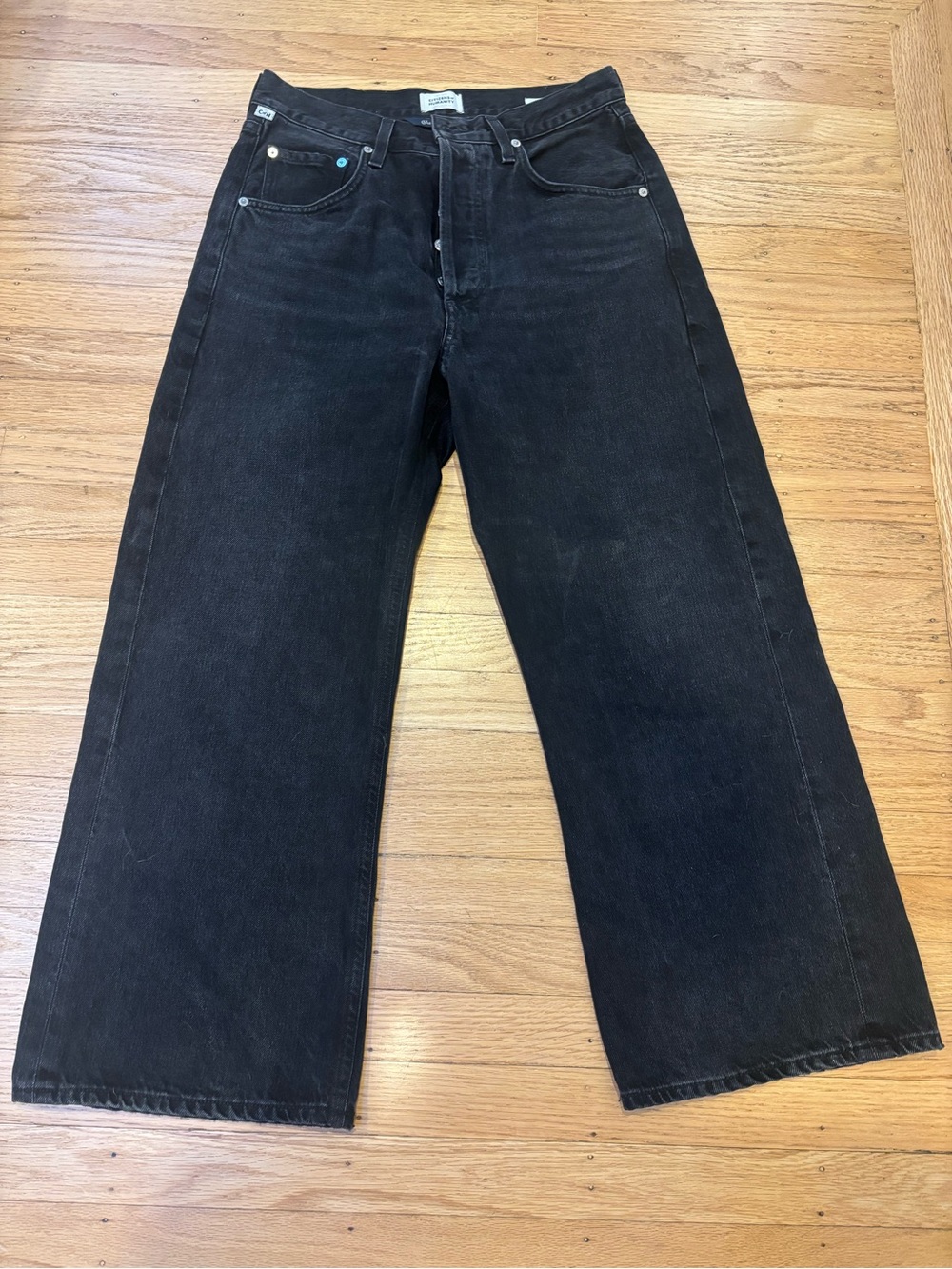 Citizens Of Humanity Gaucho black crop